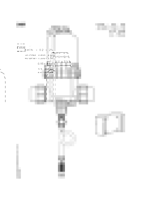 Dosatron D8R sprängskiss