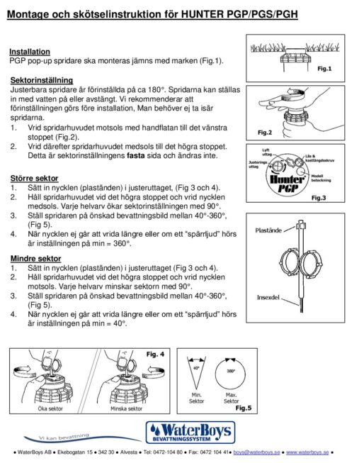 Hunter PGP/PGS/PGH ultra